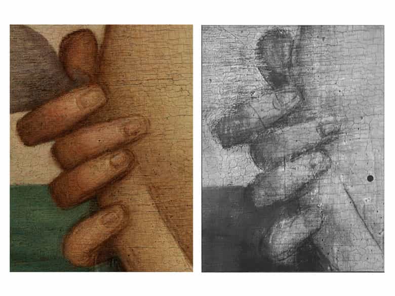Detailabbildung:  Perugino , Pietro di Cristoforo Vannucci, um 1445/ 46 Cittá della Pieve / Provinz Perugia – 1523 Fontignano bei Perugia