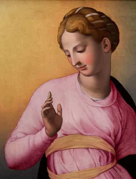 Detailabbildung:  Il Bronzino , Agnolo di Cosimo Tori, 1503 Moticelli/ Florenz – 1572 Florenz