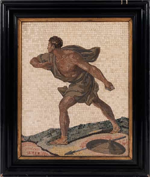 Detailabbildung:  Römisches Mosaikbild