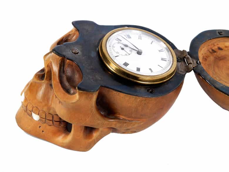 Detailabbildung:  Konvolut sechs Memento Mori-Objekten