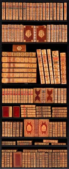 Detailabbildung: † Eine Bibliothek mit 504 Büchern des 18. Jahrhunderts