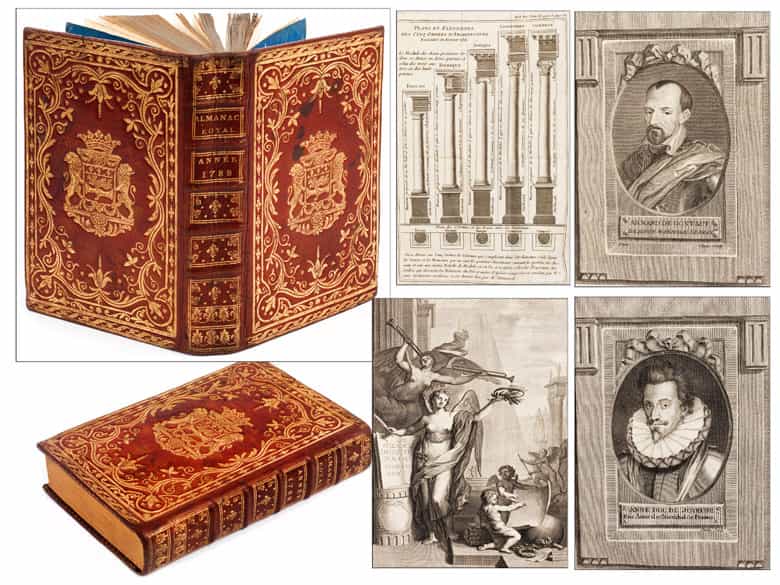 Detailabbildung: † Eine Bibliothek mit 504 Büchern des 18. Jahrhunderts