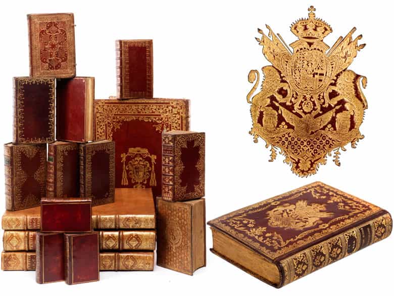 Detailabbildung: † Eine Bibliothek mit 504 Büchern des 18. Jahrhunderts