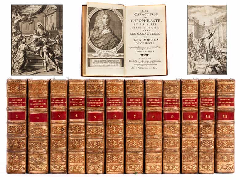 Detailabbildung: † Eine Bibliothek mit 504 Büchern des 18. Jahrhunderts