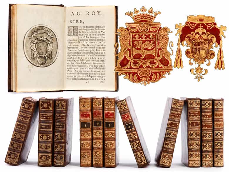 Detailabbildung: † Eine Bibliothek mit 504 Büchern des 18. Jahrhunderts