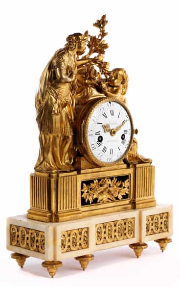 Detailabbildung:  Kaminuhr