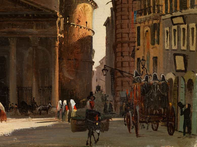 Detailabbildung: Cavaliere Ippolito Caffi, 1809 Belluno – 1866 Lissa, zug. 