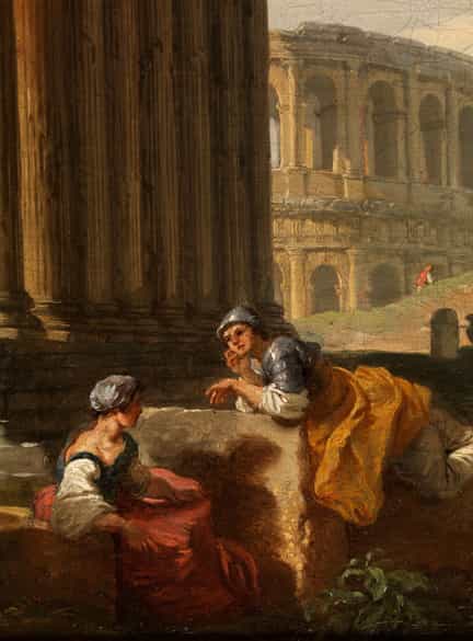 Detailabbildung: Giovanni Paolo Panini, 1691 Piacenza – 1765 Rom
