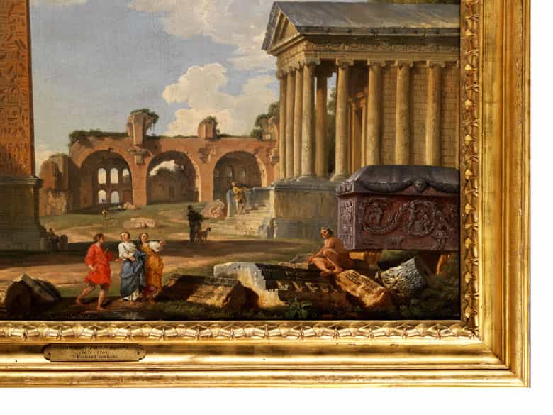 Detailabbildung: Giovanni Paolo Panini, 1691 Piacenza – 1765 Rom