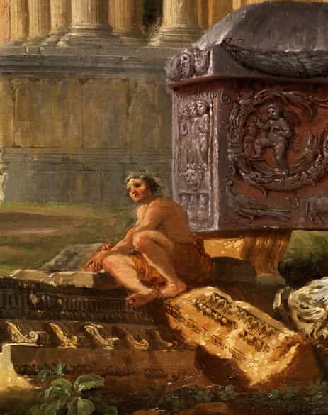 Detailabbildung: Giovanni Paolo Panini, 1691 Piacenza – 1765 Rom