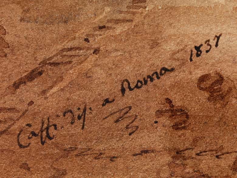Detailabbildung:  Cavaliere Ippolito Caffi, 1809 Belluno – 1866 Lissa