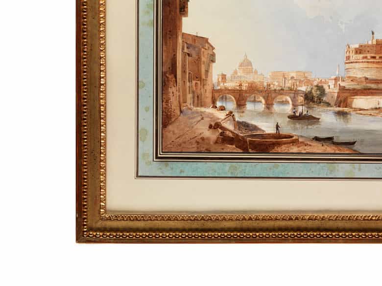 Detailabbildung:  Cavaliere Ippolito Caffi, 1809 Belluno – 1866 Lissa