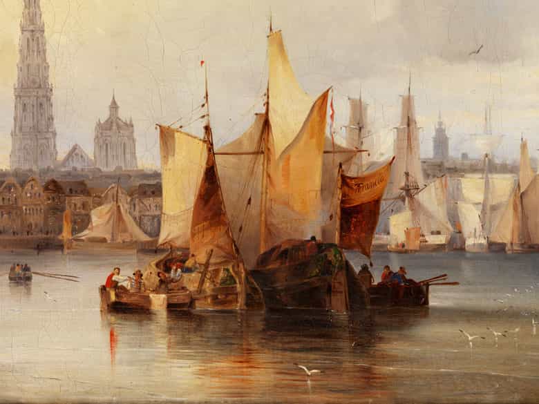 Detailabbildung:  Alexandre Thomas Francia, 1815 – 1884