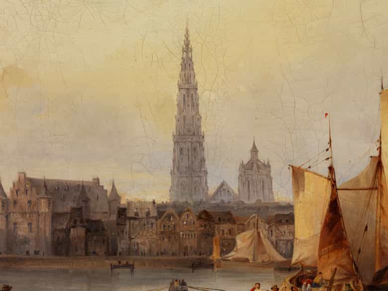 Detailabbildung:  Alexandre Thomas Francia, 1815 – 1884