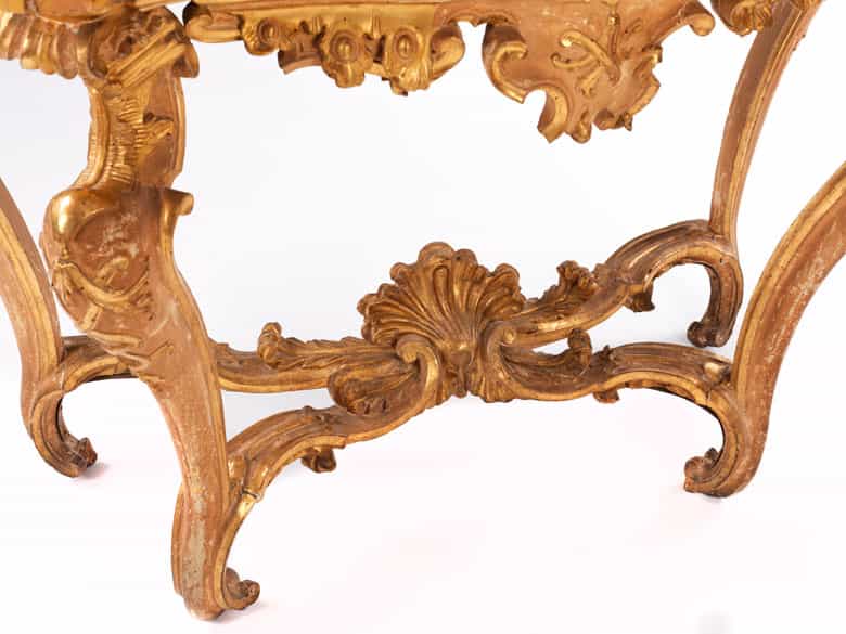 Detailabbildung: Paar höfische Rokoko-Konsolen