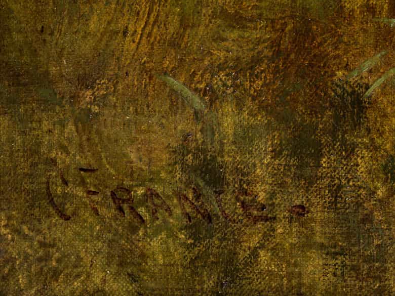 Detailabbildung:  Charles France, Landschaftsmaler des 19. Jahrhunderts 