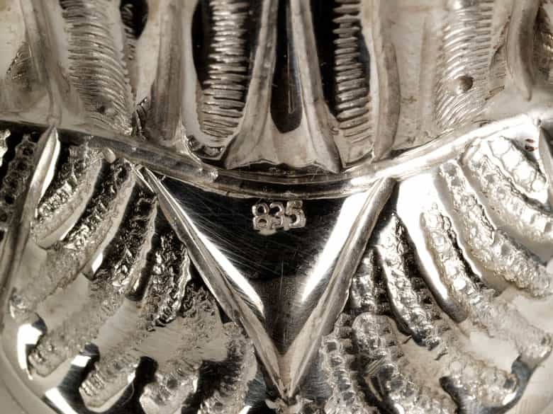 Detailabbildung:  Große Silberleuchter