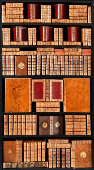 Detailabbildung: † Eine Bibliothek mit 639 Büchern des 18. Jahrhunderts