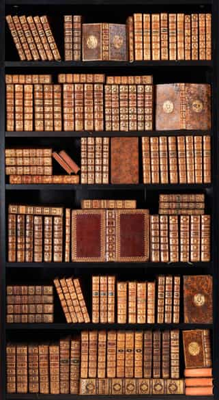 Detailabbildung: † Eine Bibliothek mit 639 Büchern des 18. Jahrhunderts