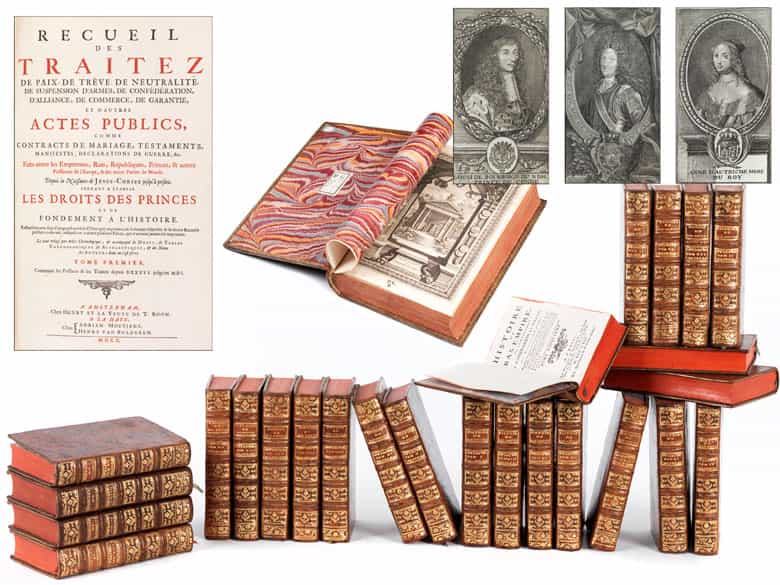 Detailabbildung: † Eine Bibliothek mit 639 Büchern des 18. Jahrhunderts