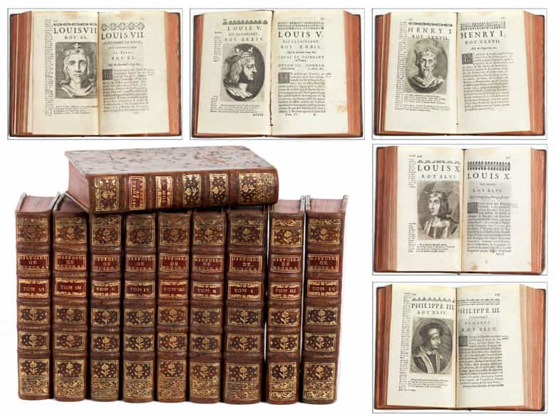 Detailabbildung: † Eine Bibliothek mit 639 Büchern des 18. Jahrhunderts