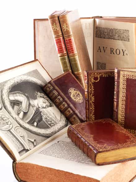 Detailabbildung: † Eine Bibliothek mit 639 Büchern des 18. Jahrhunderts