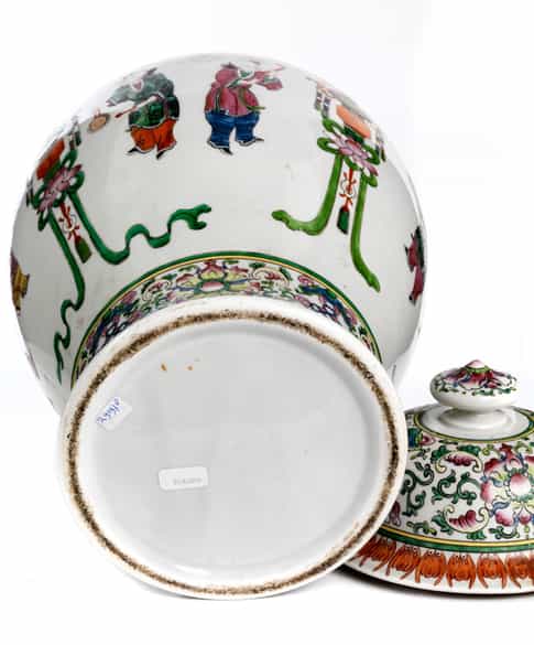 Detailabbildung:  Große Deckelvase