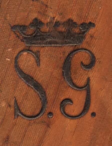 Detailabbildung:  Paar außergewöhnliche Konsolen im klassizistischen Stil