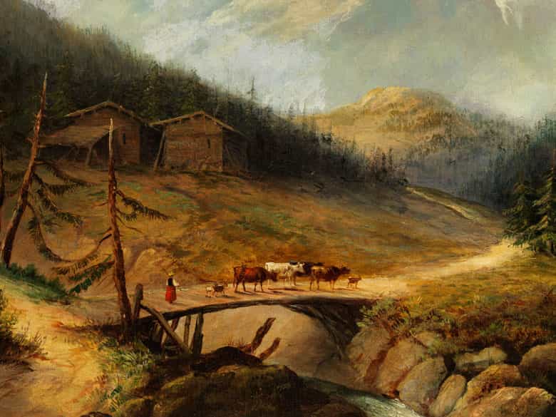 Detailabbildung:  Franz Richard Unterberger, 1838 Innsbruck – 1902 Neuilly