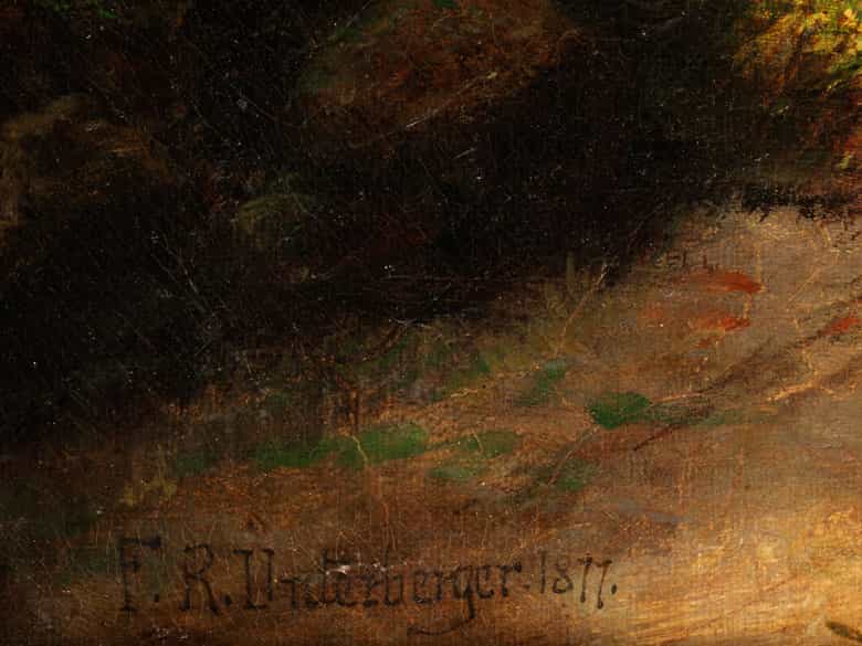Detailabbildung:  Franz Richard Unterberger, 1838 Innsbruck – 1902 Neuilly