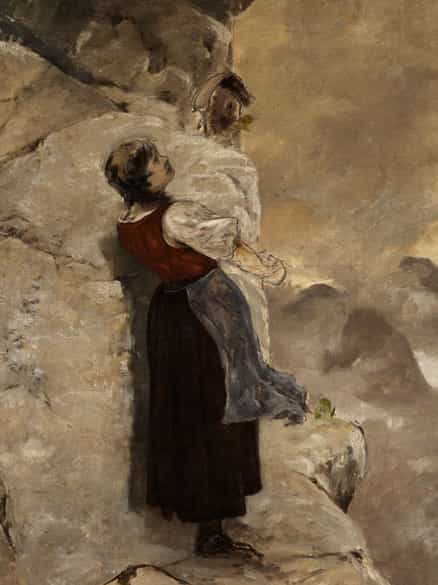 Detailabbildung: Mathias Schmid, 1835 See im Paznauner Tal – 1923 München 