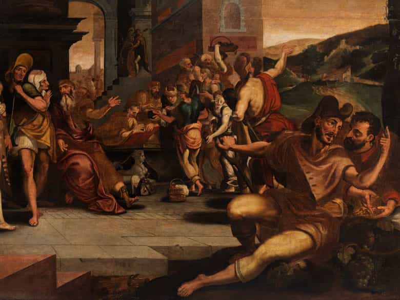 Detailabbildung:  Frans Floris, 1516 Antwerpen – 1570, zug. 