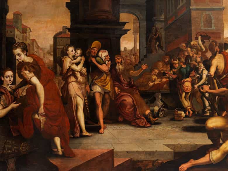 Detailabbildung:  Frans Floris, 1516 Antwerpen – 1570, zug. 
