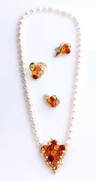 Detailabbildung:  Feueropal-Set