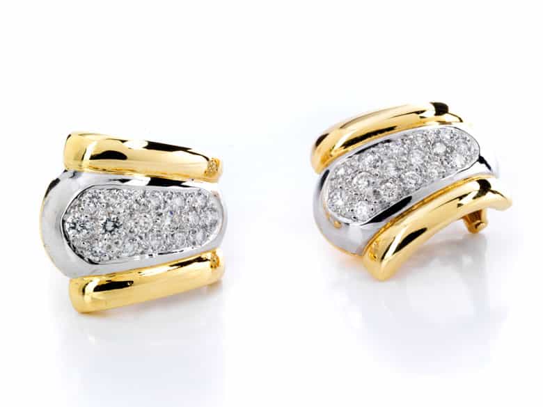 Detailabbildung:  Brillantohrclipse