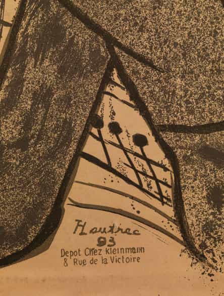 Detailabbildung: Henri de Toulouse-Lautrec, 1864 Albi – 1901 Schloss Malromé, Gironde