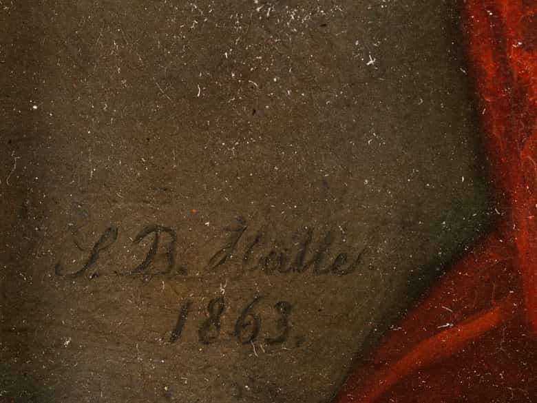 Detailabbildung:  Ludwig Halle, eigentlich Samuel Baruch, 1824 Frankfurt – 1889 Paris