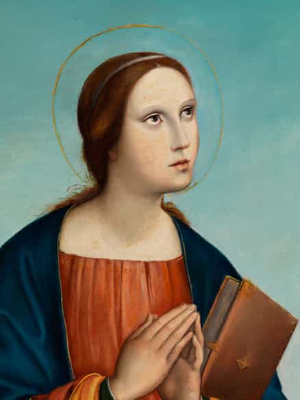 Detailabbildung:  Francesco Francia (eigentlich Francesco Raibolini), 1450 Bologna – 1517 ebenda, zug. 