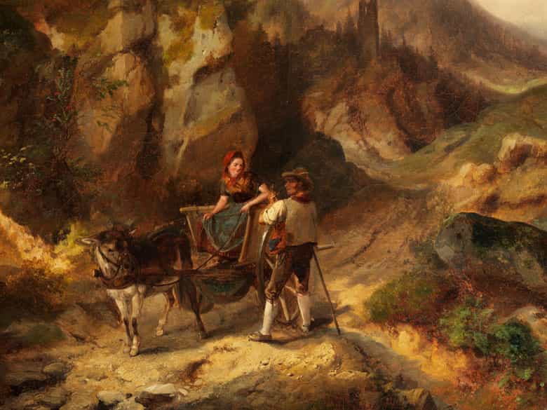 Detailabbildung:  Meno Mühlig, 1823 Eibenstock – 1873 Dresden