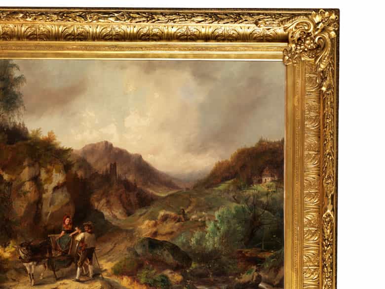 Detailabbildung:  Meno Mühlig, 1823 Eibenstock – 1873 Dresden