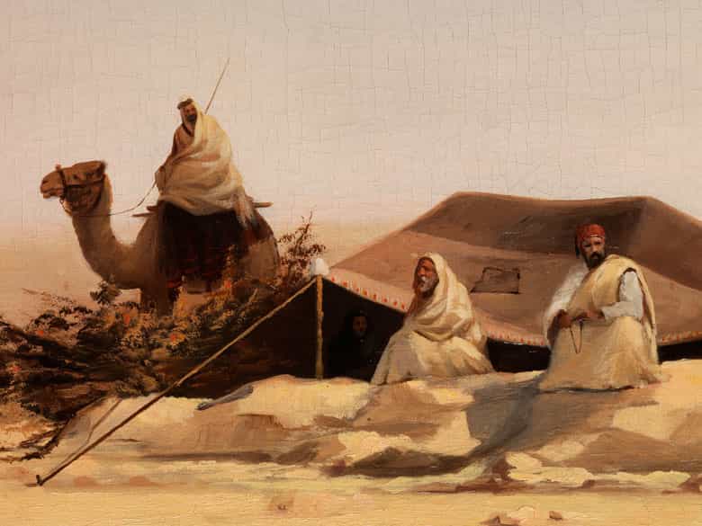 Detailabbildung:  George Avril, französischer Orientalist des 19. Jahrhunderts 