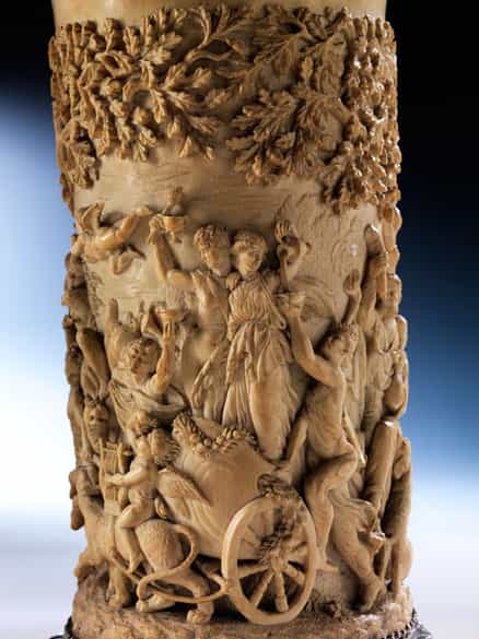 Detailabbildung:  Prunkhumpen mit dem Triumphzug der Ceres