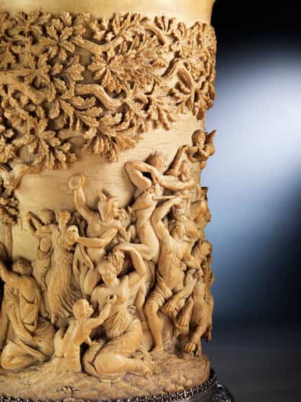 Detailabbildung:  Prunkhumpen mit dem Triumphzug der Ceres