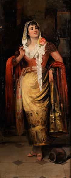 Detailabbildung:  Egisto Ferroni, 1835 Lastra a Signa – 1912 