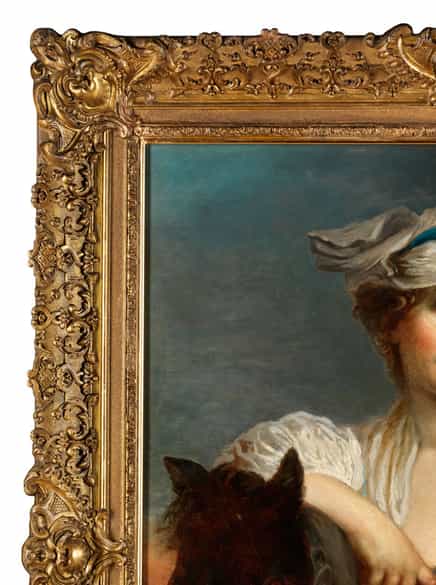 Detailabbildung: Jean-Baptiste Greuze, 1725 - 1805, Kopie nach
