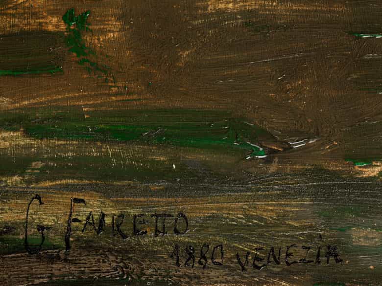 Detailabbildung:  Giacomo Favretto, 1849 Venedig – 1887 Venedig