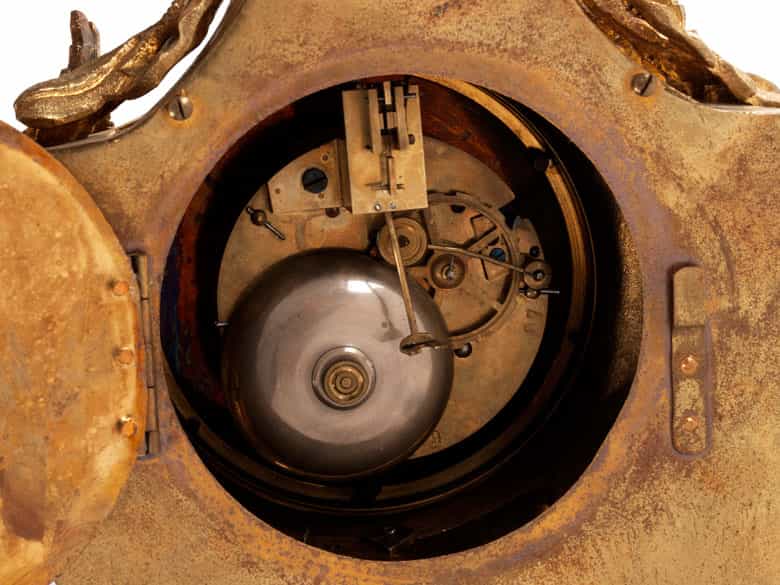 Detailabbildung:  Kartelluhr im Louis XVI-Stil