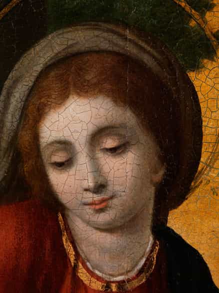 Detailabbildung:  Alonso Sanchez Coello, ca. 1531 Benifairò de les Valls, Valencia – ca. 1590 Madrid, zug.