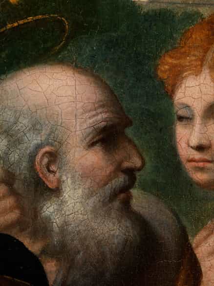 Detailabbildung:  Alonso Sanchez Coello, ca. 1531 Benifairò de les Valls, Valencia – ca. 1590 Madrid, zug.