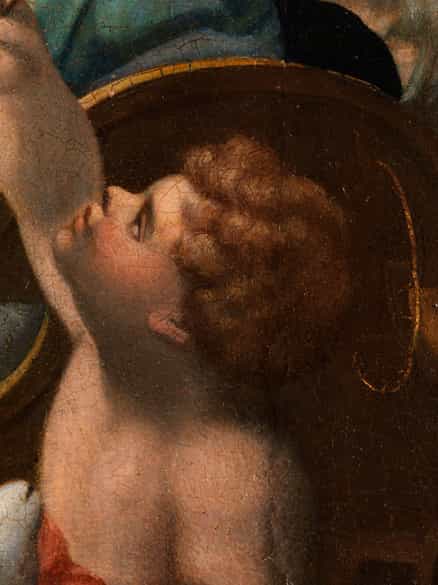 Detailabbildung:  Alonso Sanchez Coello, ca. 1531 Benifairò de les Valls, Valencia – ca. 1590 Madrid, zug.